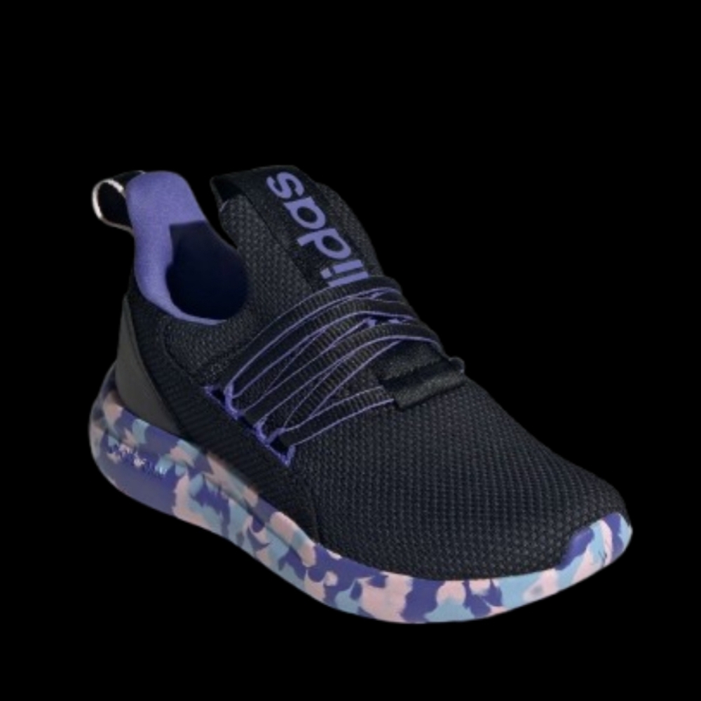 Adidas Lite Racer Adapt 7 Running Womens Size 7/Kids 6 Black Purple Pink